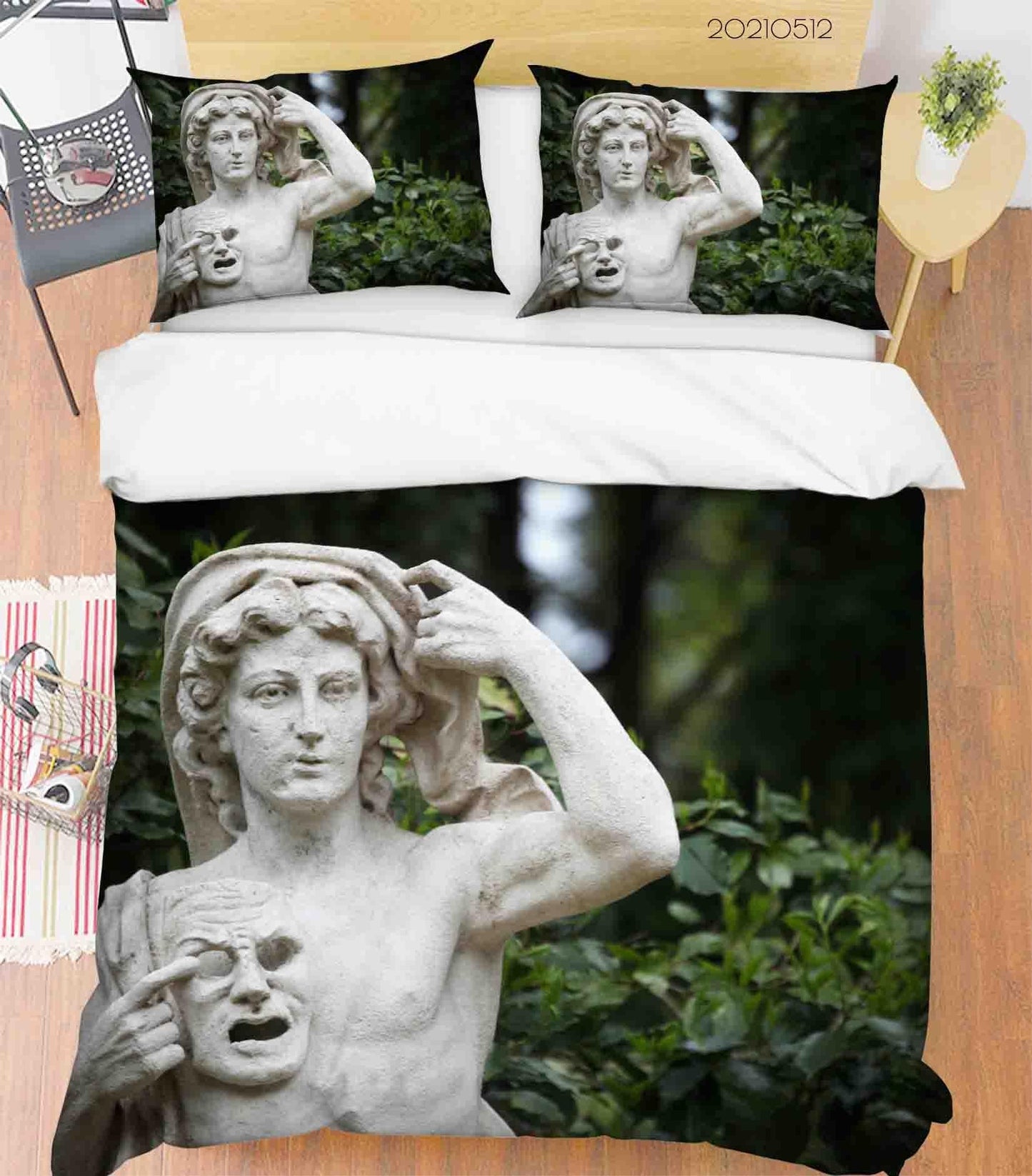 3D Art Sculpture Quilt Cover Set Bedding Set Duvet Cover Pillowcases 261