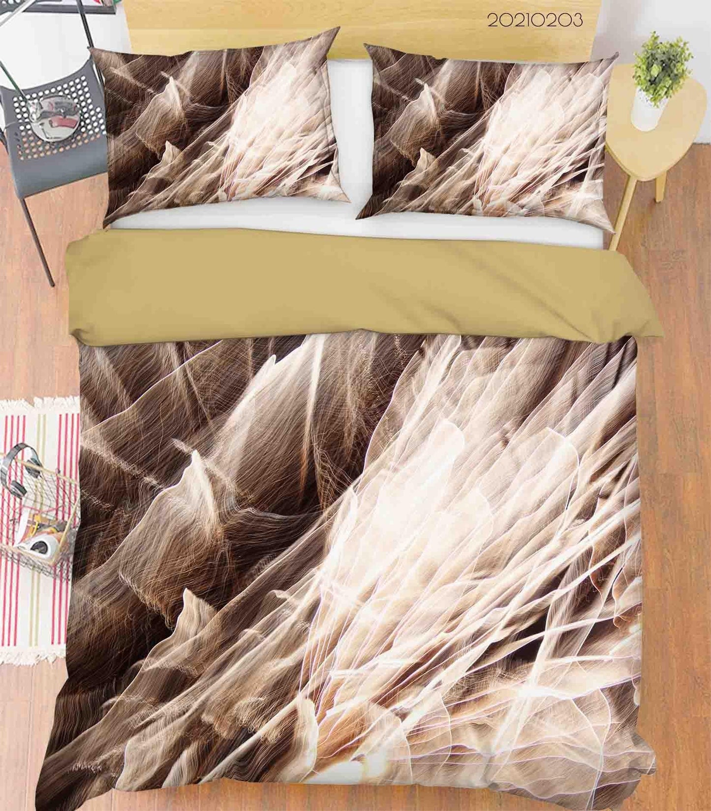 3D Abstract Marble Texture Quilt Cover Set Bedding Set Duvet Cover Pillowcases 16