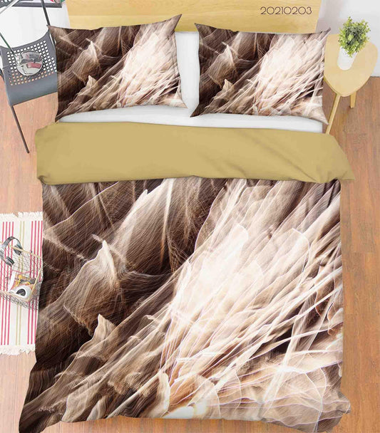 3D Abstract Marble Texture Quilt Cover Set Bedding Set Duvet Cover Pillowcases 16