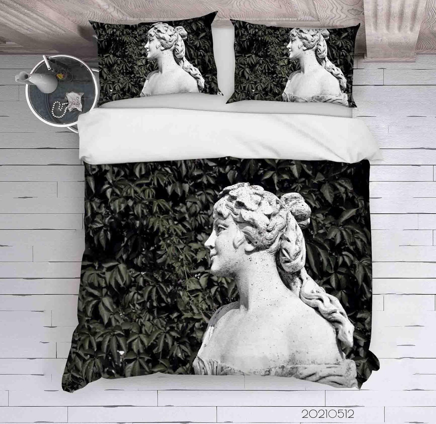 3D Art Sculpture Plant Leaf Quilt Cover Set Bedding Set Duvet Cover Pillowcases 294