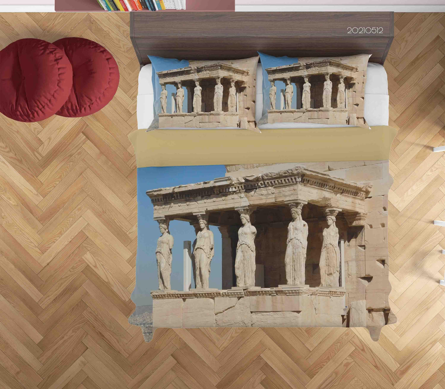 3D Art Architecture Sculpture Quilt Cover Set Bedding Set Duvet Cover Pillowcases 189