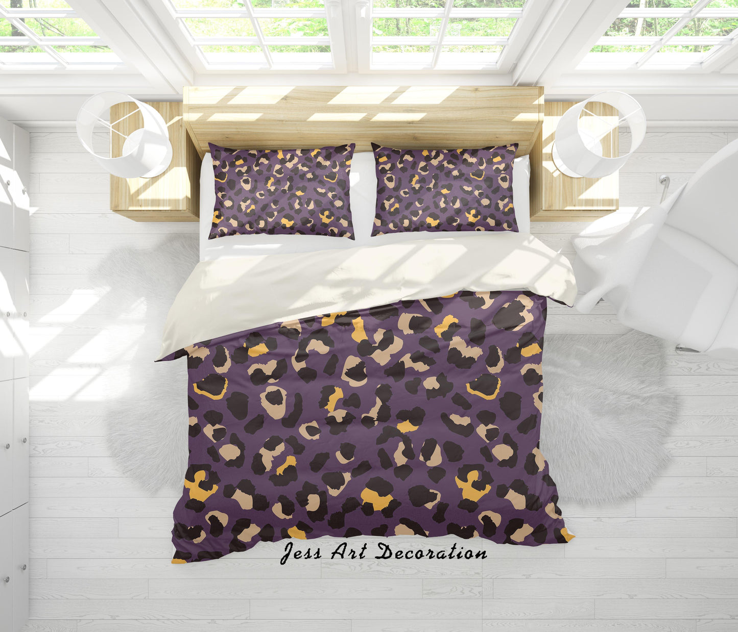 3D Black Yellow Spot Quilt Cover Set Bedding Set Pillowcases 81