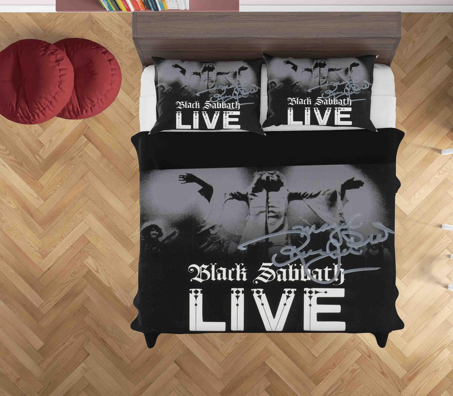 3D Black Sabbath Live Quilt Cover Set Bedding Set Duvet Cover Pillowcases SF32