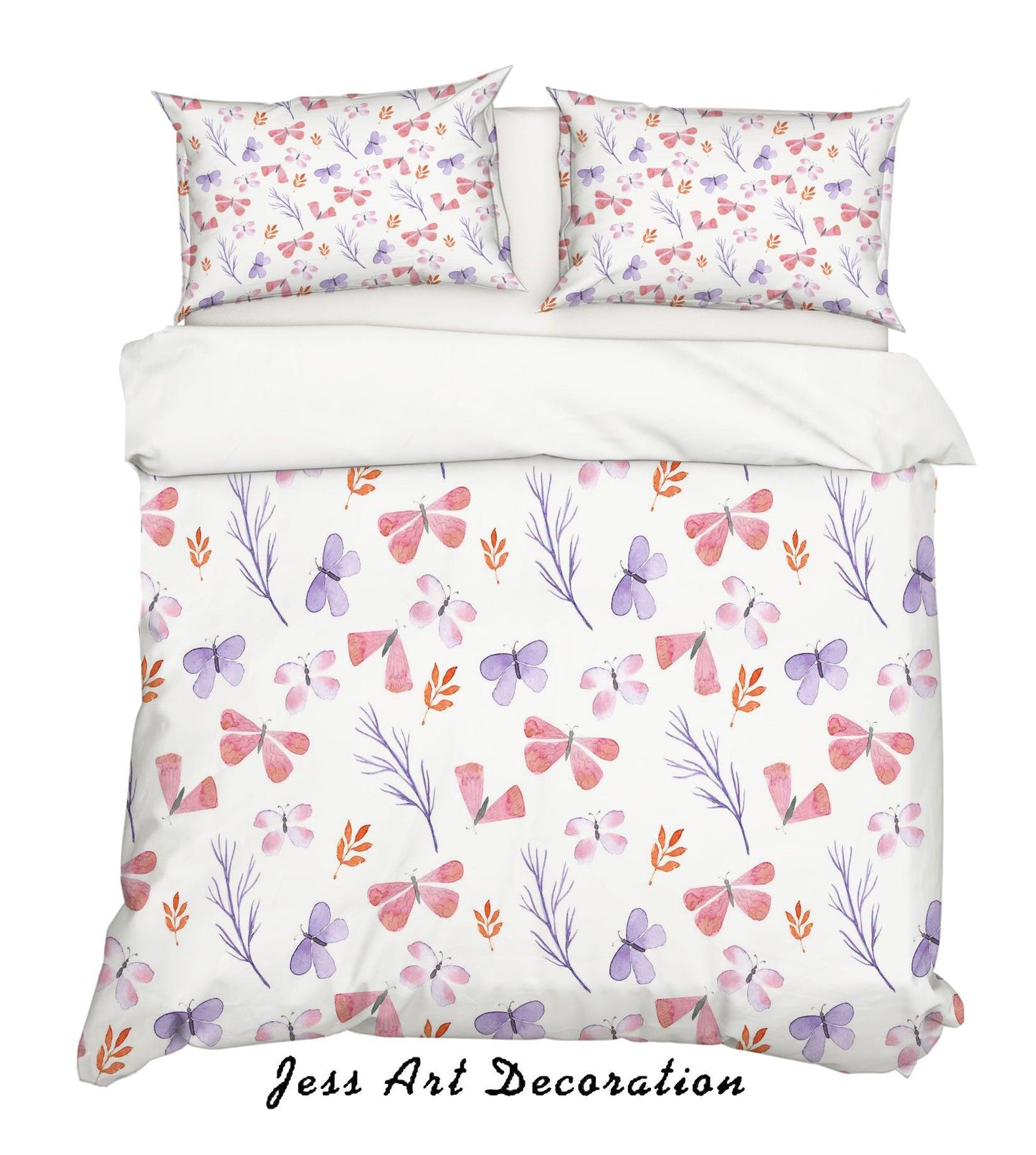 3D Butterfly Branch Quilt Cover Set Bedding Set Pillowcases 52