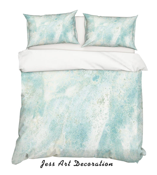 3D Abstract Blue Quilt Cover Set Bedding Set Duvet Cover Pillowcases LXL