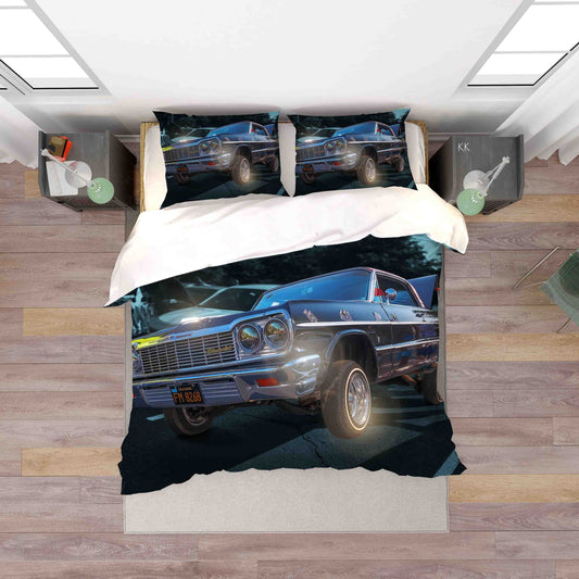 3D Automobile Tree Quilt Cover Set Bedding Set Duvet Cover Pillowcase 404