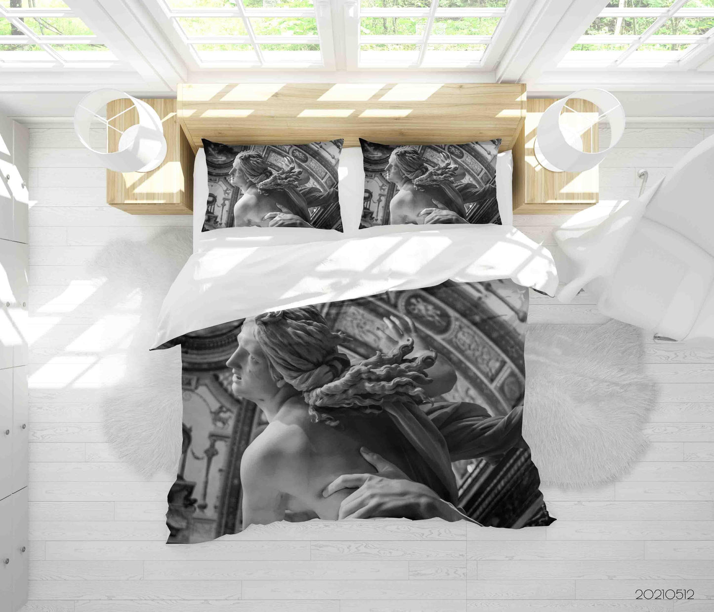 3D Architecture Art Sculpture Quilt Cover Set Bedding Set Duvet Cover Pillowcases 262
