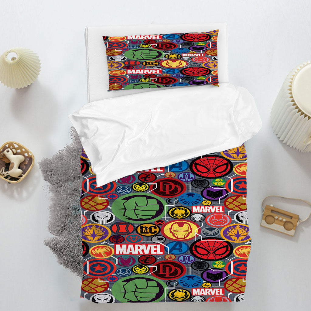 3D Boxing Letter Spider-Man Skull Quilt Cover Set Bedding Set Duvet Cover Pillowcase 1459