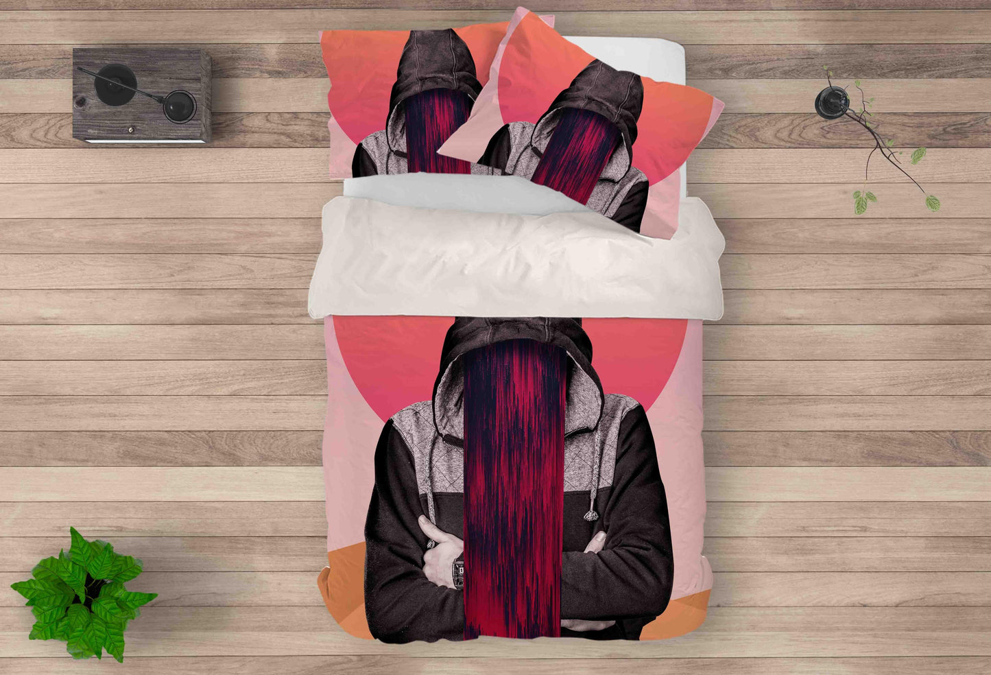 3D Abstract People Photos Quilt Cover Set Bedding Set Pillowcases 94
