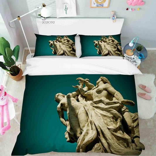 3D Art Sculpture Quilt Cover Set Bedding Set Duvet Cover Pillowcases 277
