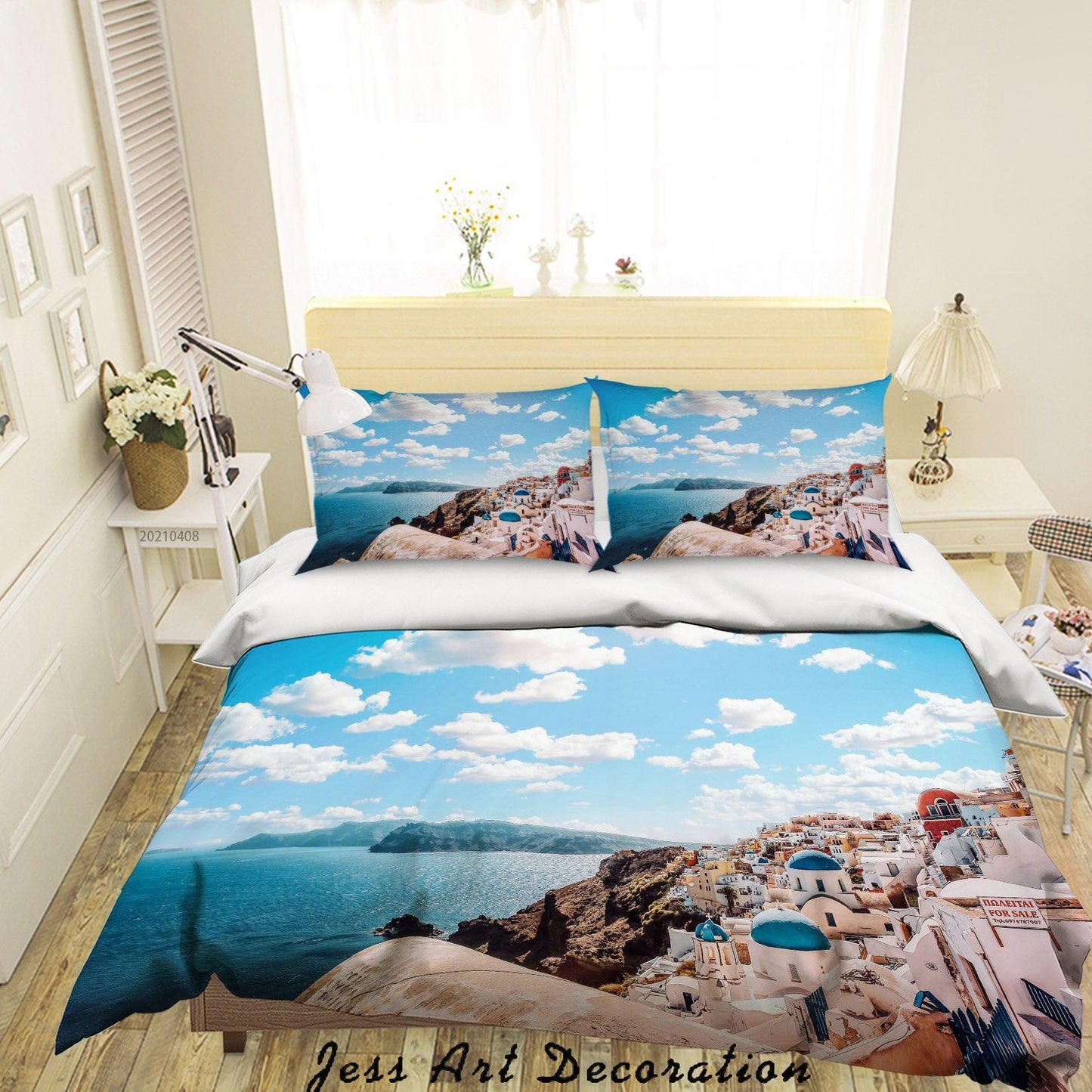 3D Aegean Landscape Quilt Cover Set Bedding Set Duvet Cover Pillowcases 141
