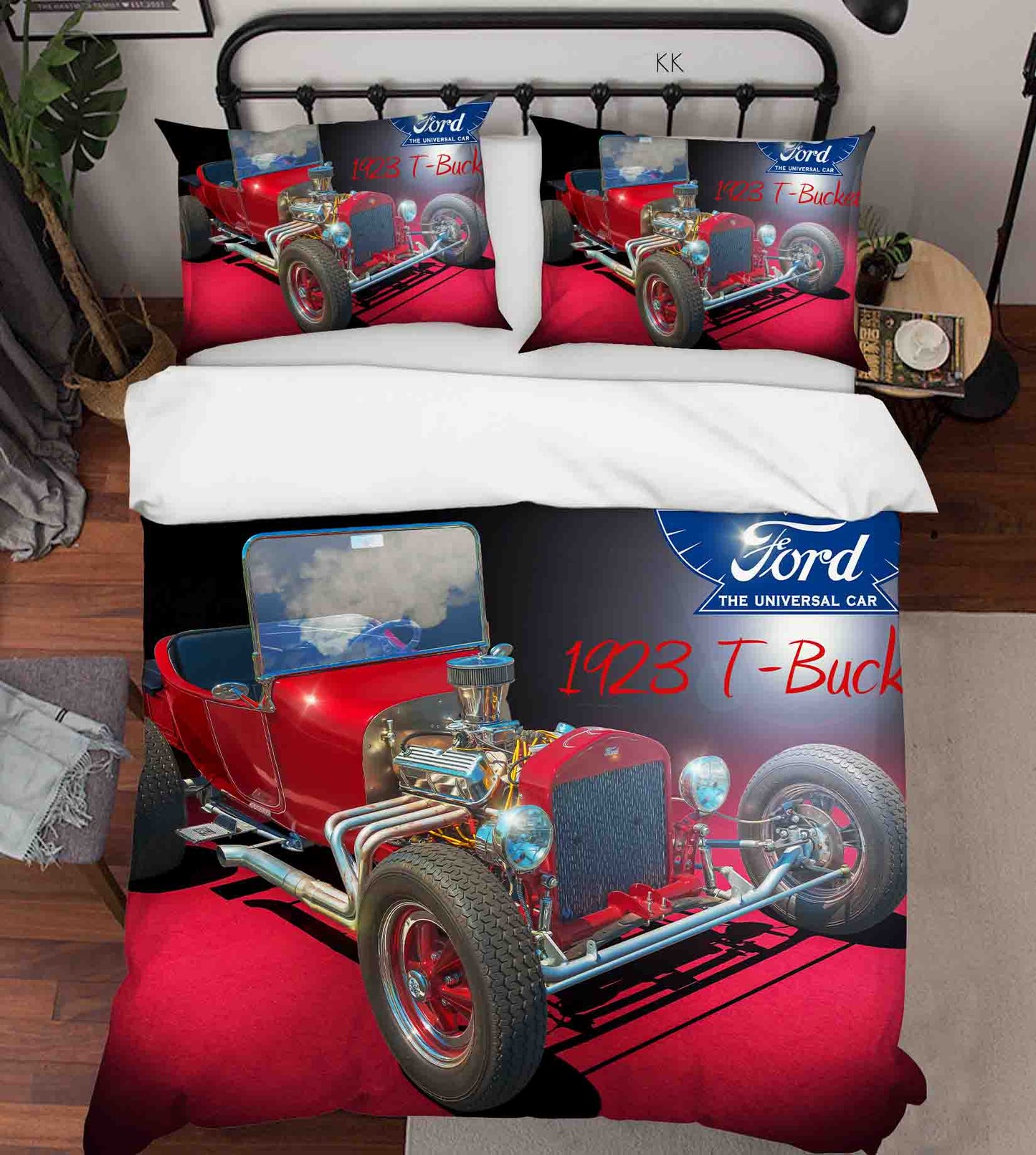 3D Automobile Letter Quilt Cover Set Bedding Set Duvet Cover Pillowcase 430