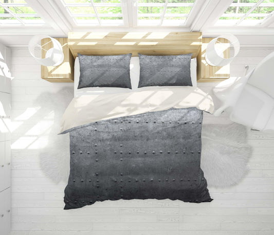 3D Black Quilt Cover Set Bedding Set Pillowcases 87