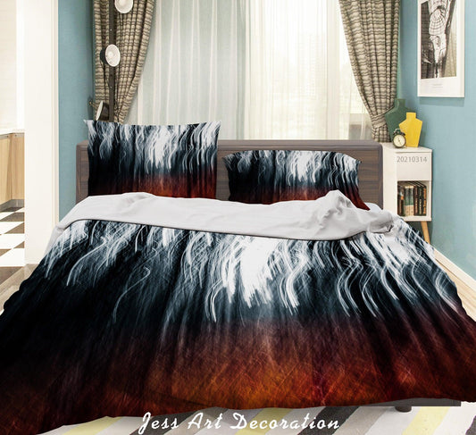 3D Abstract Graffiti Pattern Quilt Cover Set Bedding Set Duvet Cover Pillowcases 158
