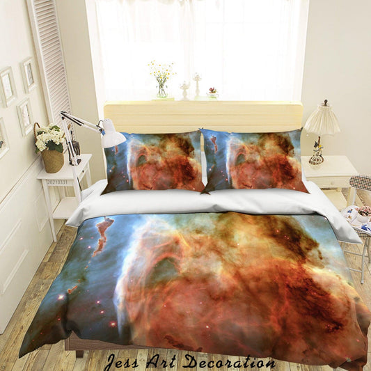3D Abstract Universe Space Quilt Cover Set Bedding Set Duvet Cover Pillowcases 257