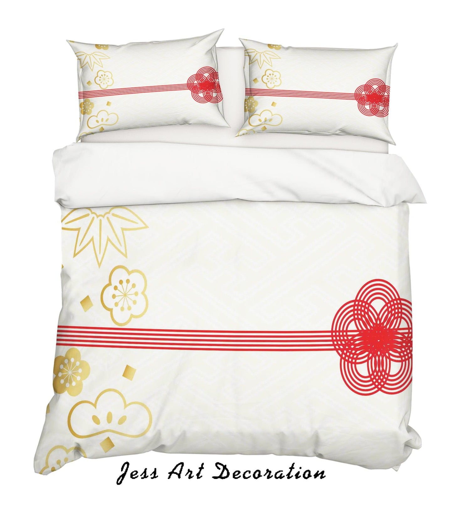 3D Abstract Floral Quilt Cover Set Bedding Set Pillowcases 52