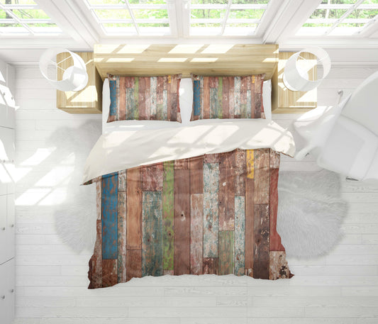 3D Board Quilt Cover Set Bedding Set Pillowcases 02