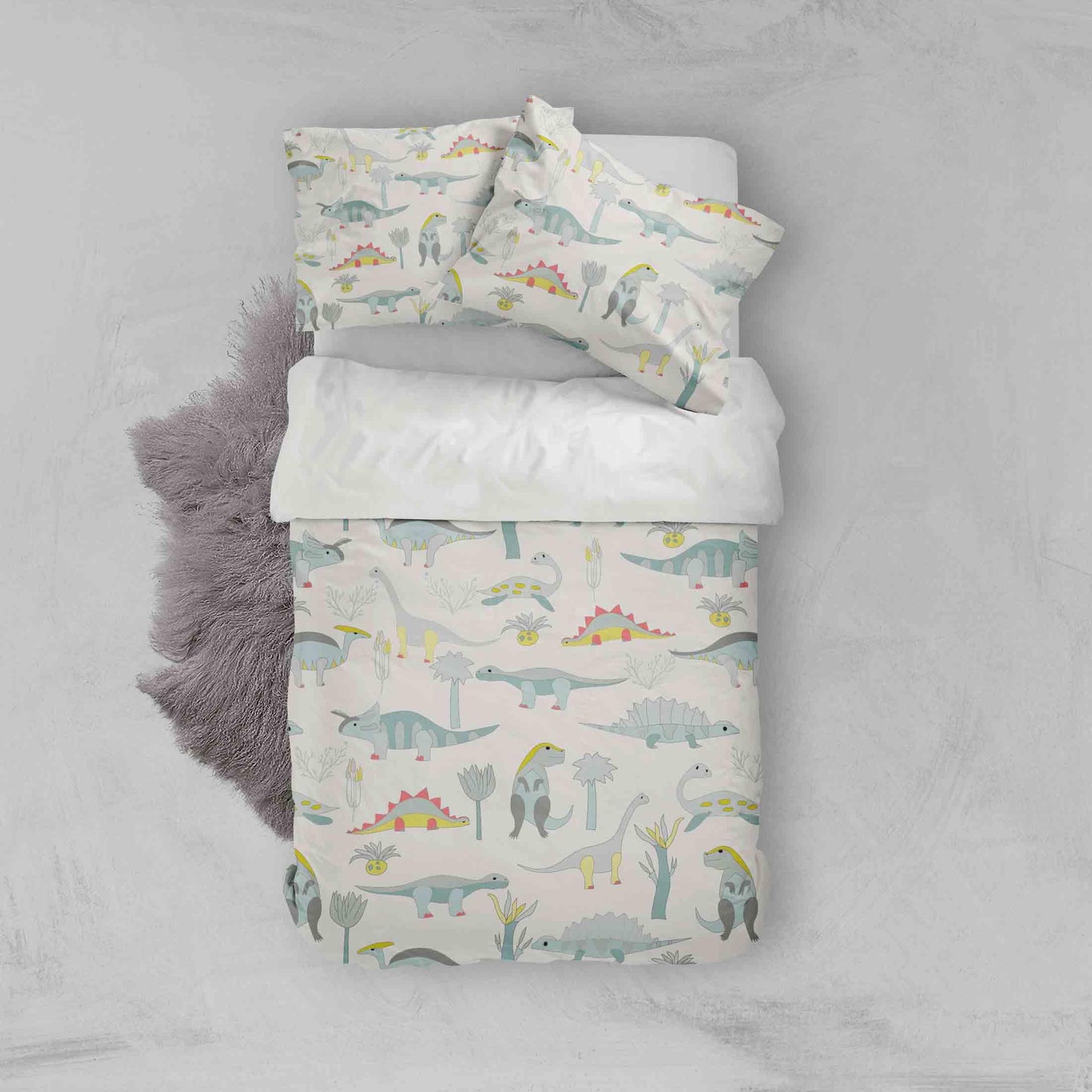 3D Cartoon Color Dinosaurs Quilt Cover Set Bedding Set Pillowcases  66