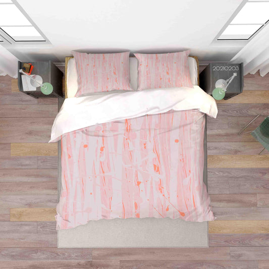 3D Abstract Pink Marble Texture Quilt Cover Set Bedding Set Duvet Cover Pillowcases 88