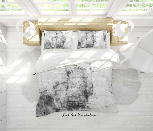 3D Abstract Black Graffiti Quilt Cover Set Bedding Set Duvet Cover Pillowcases 72
