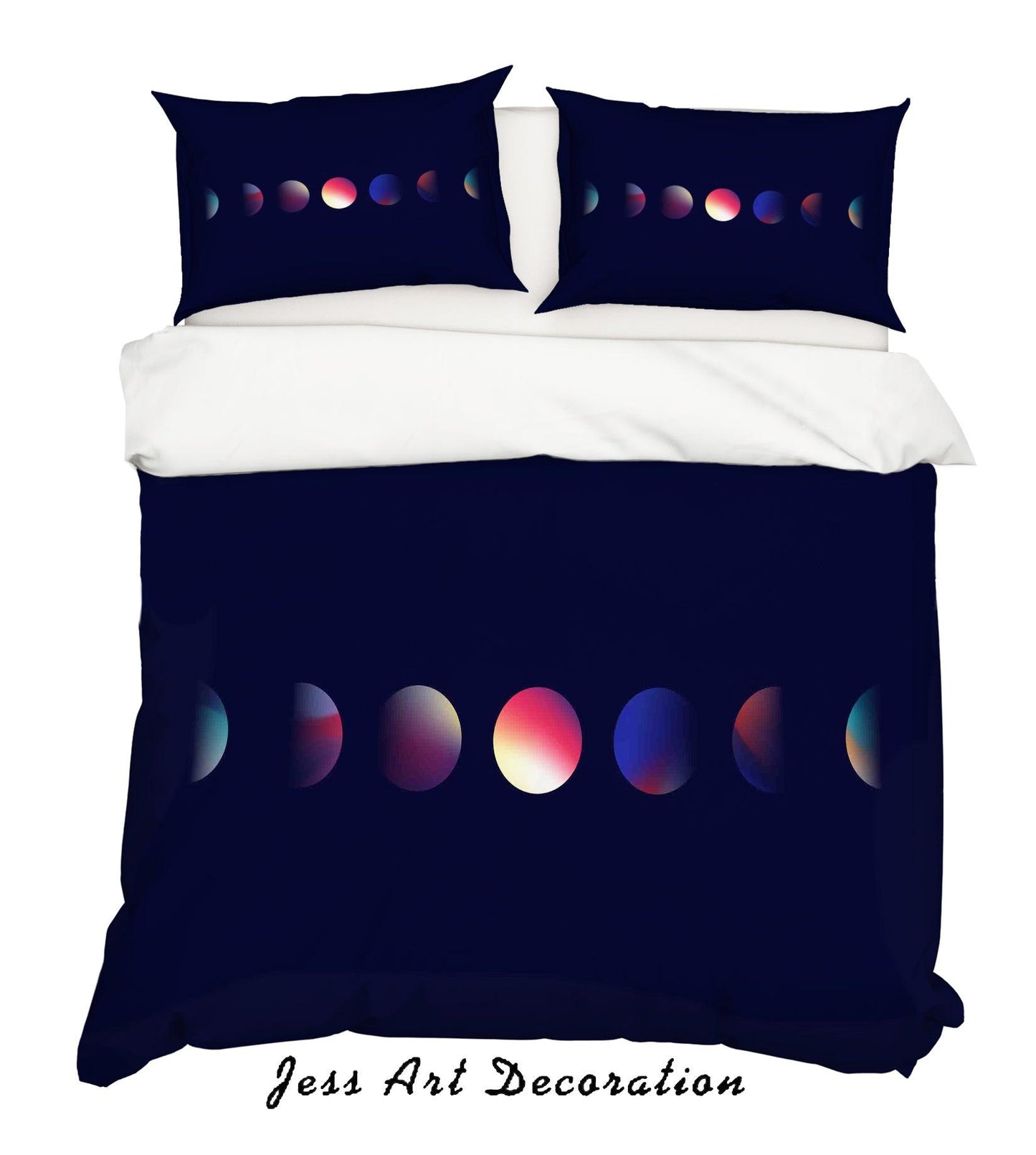 3D Blue Ball Quilt Cover Set Bedding Set Pillowcases 71