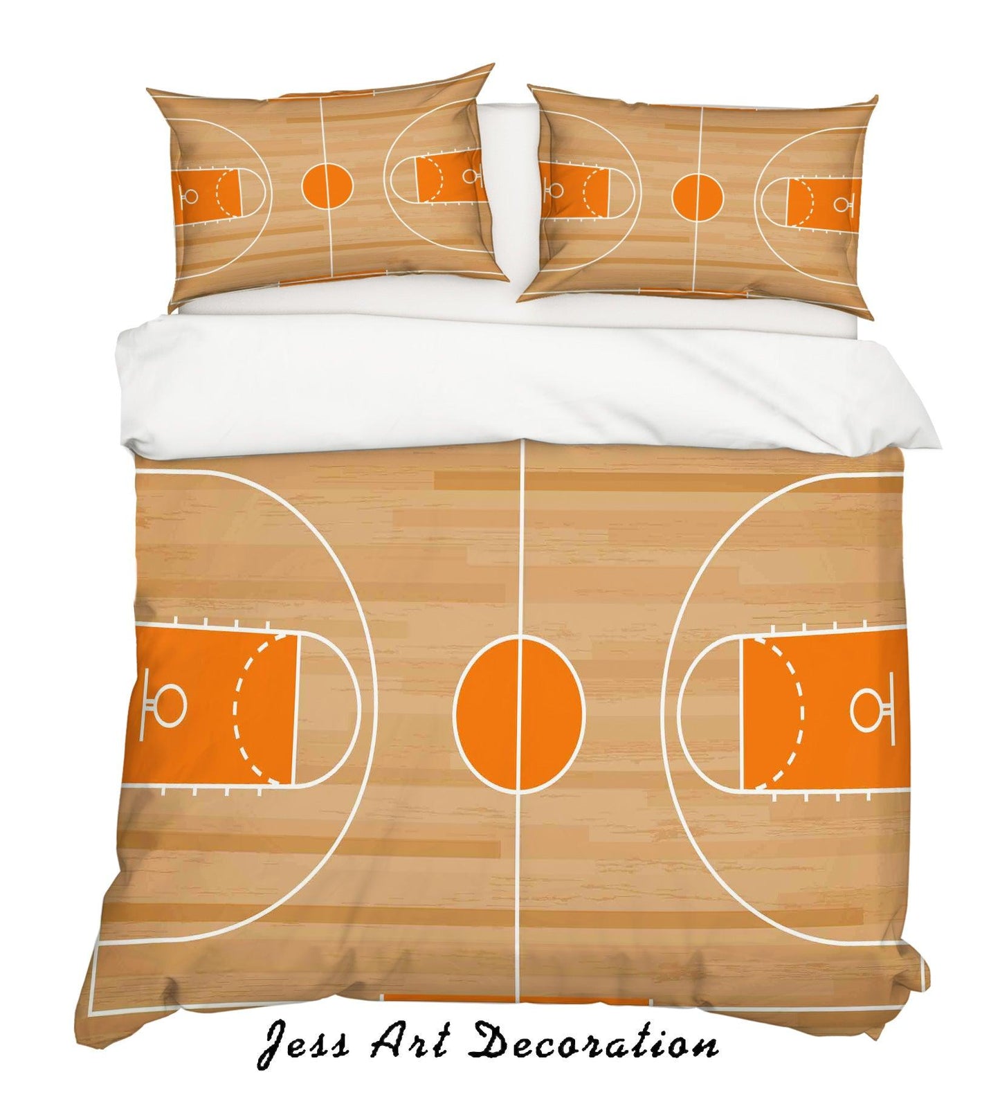 3D Basketball Hall Quilt Cover Set Bedding Set Pillowcases 54