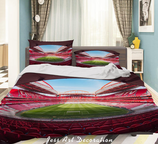 3D Arsenal FC Bluesky Quilt Cover Set Bedding Set Duvet Cover Pillowcase 891