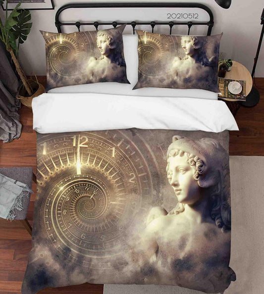 3D Art Sculpture Quilt Cover Set Bedding Set Duvet Cover Pillowcases 226