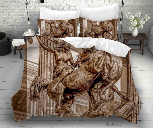 3D Architecture Art Sculpture Quilt Cover Set Bedding Set Duvet Cover Pillowcases 286
