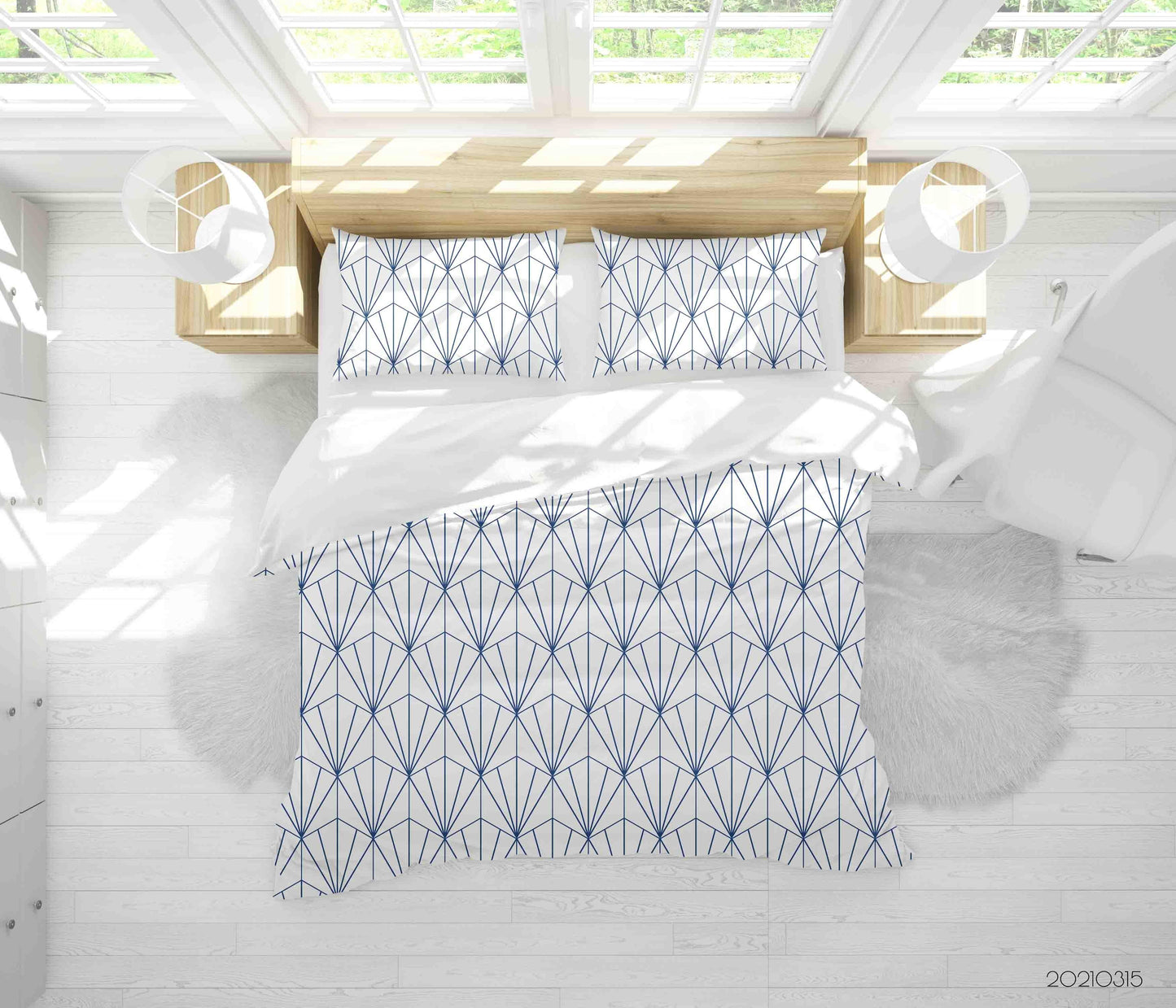 3D Abstract Geometric Art Decoration Quilt Cover Set Bedding Set Duvet Cover Pillowcases 219