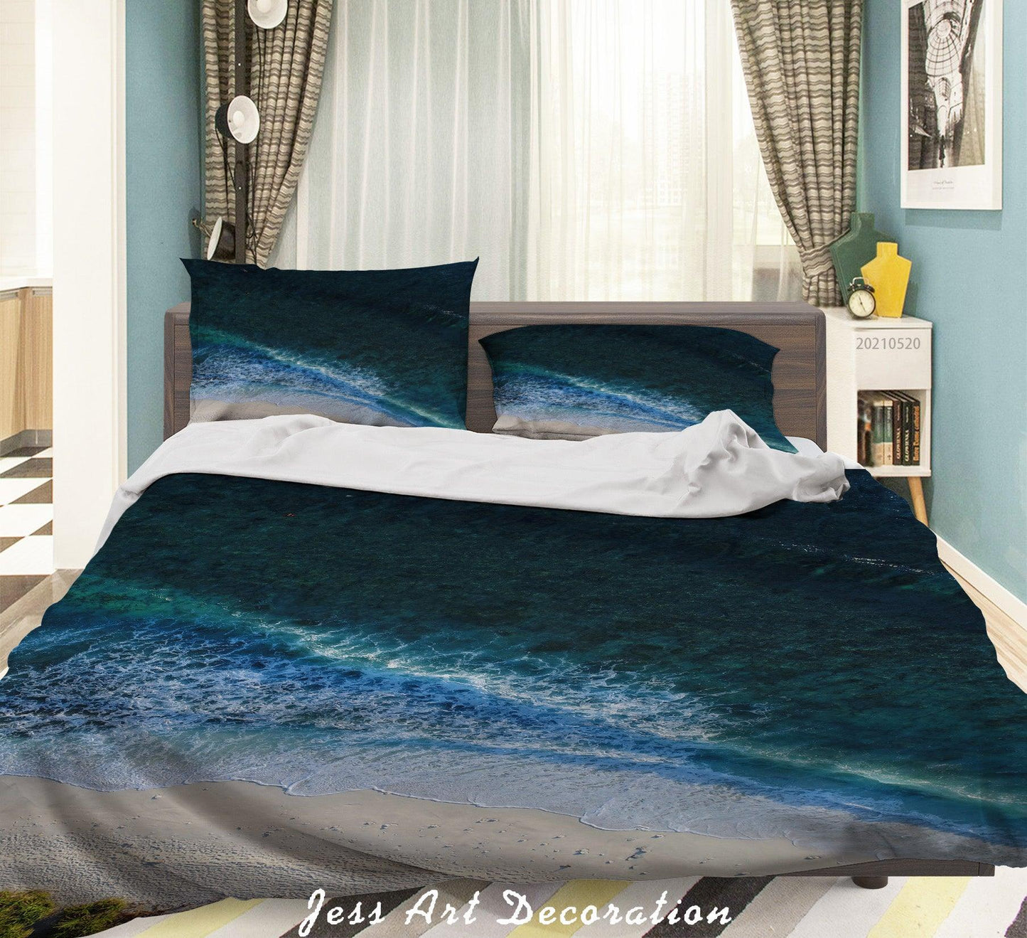 3D Beach Landscape Quilt Cover Set Bedding Set Duvet Cover Pillowcases 56