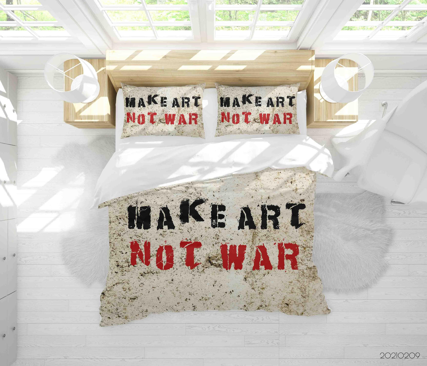 3D Artist Graffiti Works Quilt Cover Set Bedding Set Duvet Cover Pillowcases 230