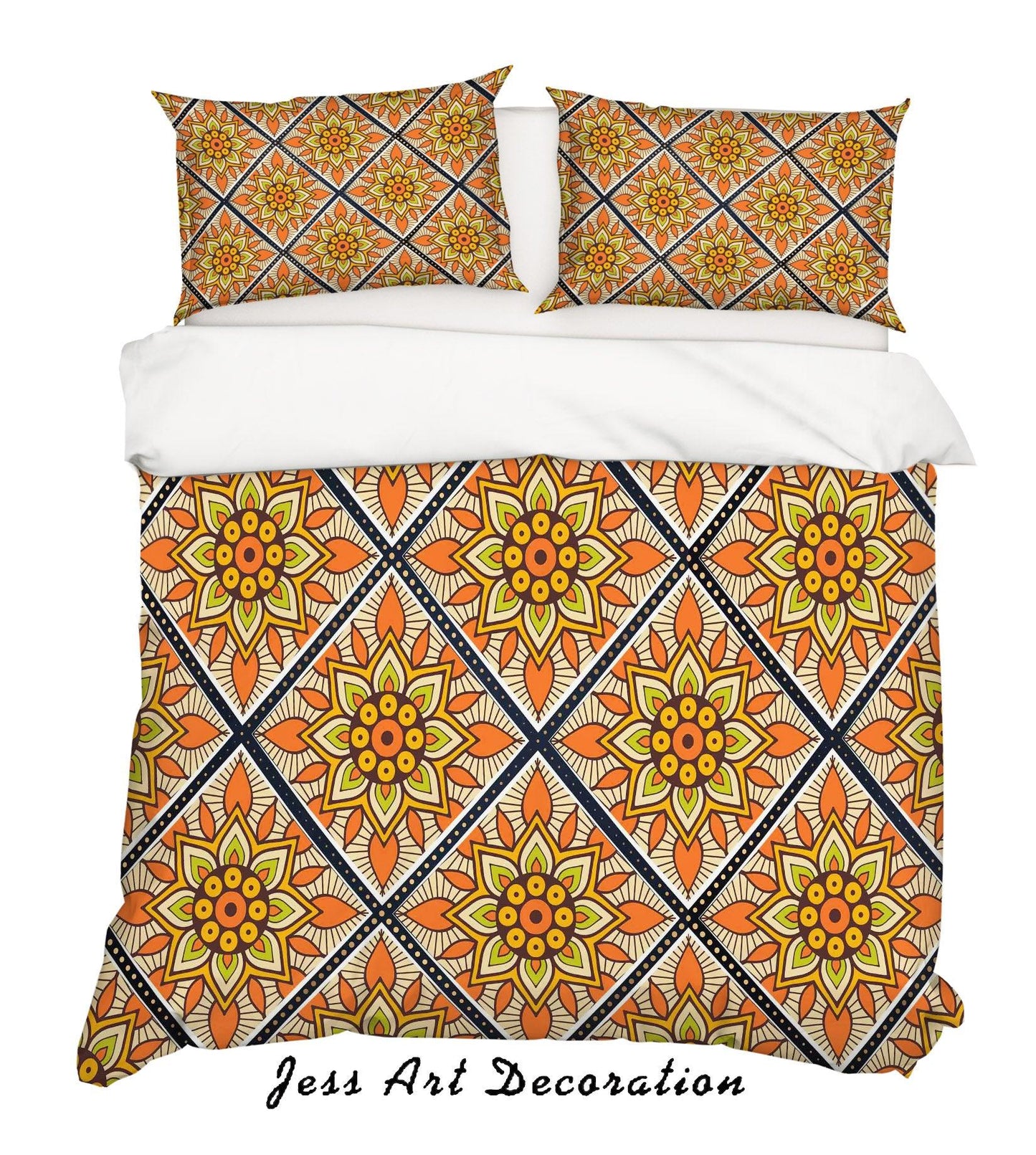 3D Abstract Sunflowers Quilt Cover Set Bedding Set Pillowcases 71