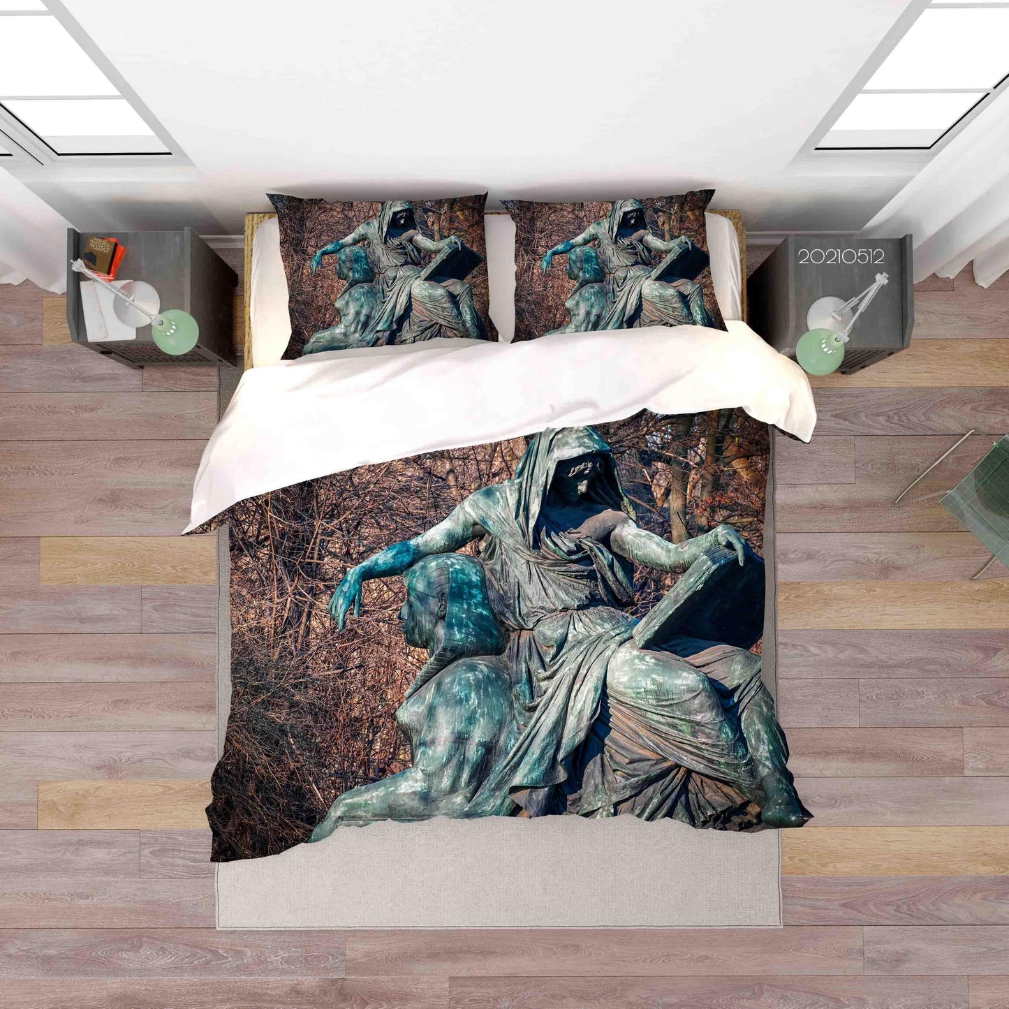 3D Art Sculpture Quilt Cover Set Bedding Set Duvet Cover Pillowcases 285
