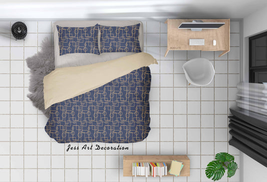 3D Art Deco Pattern Quilt Cover Set Bedding Set Duvet Cover Pillowcases 8