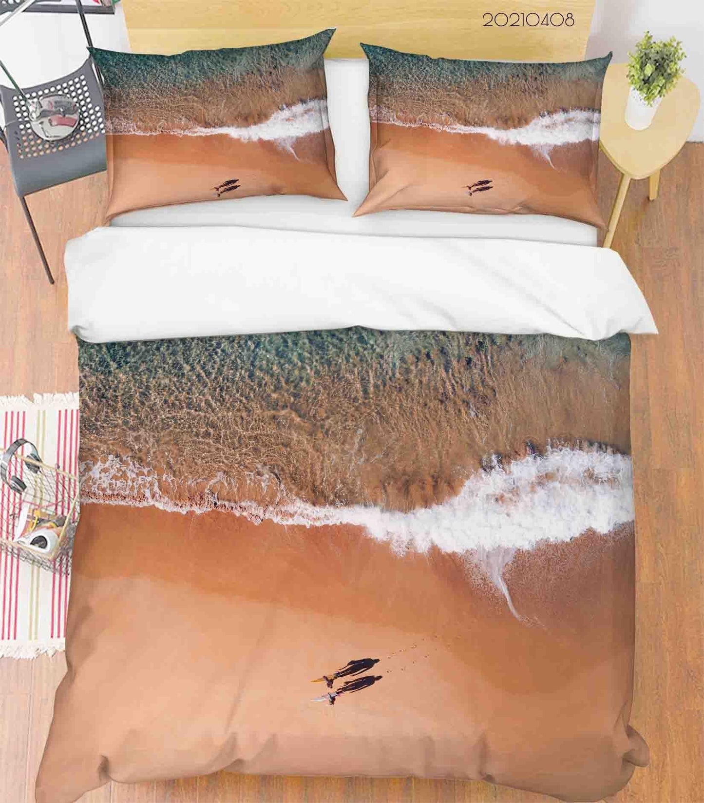 3D Beach Landscape Quilt Cover Set Bedding Set Duvet Cover Pillowcases 62