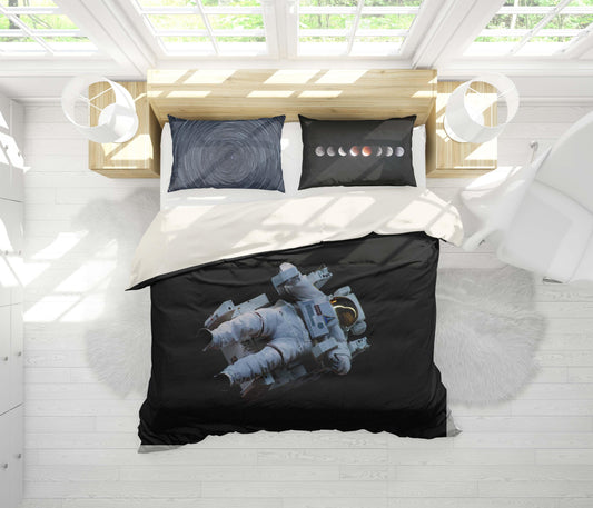 3D Astronaut Quilt Cover Set Bedding Set Pillowcases 77
