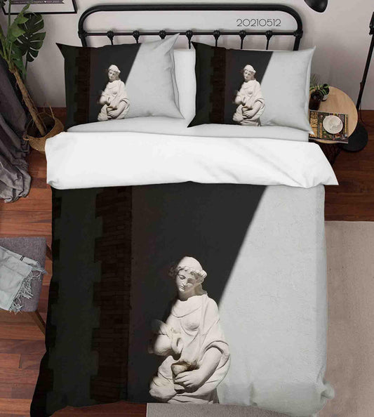3D Art Sculpture Quilt Cover Set Bedding Set Duvet Cover Pillowcases 222