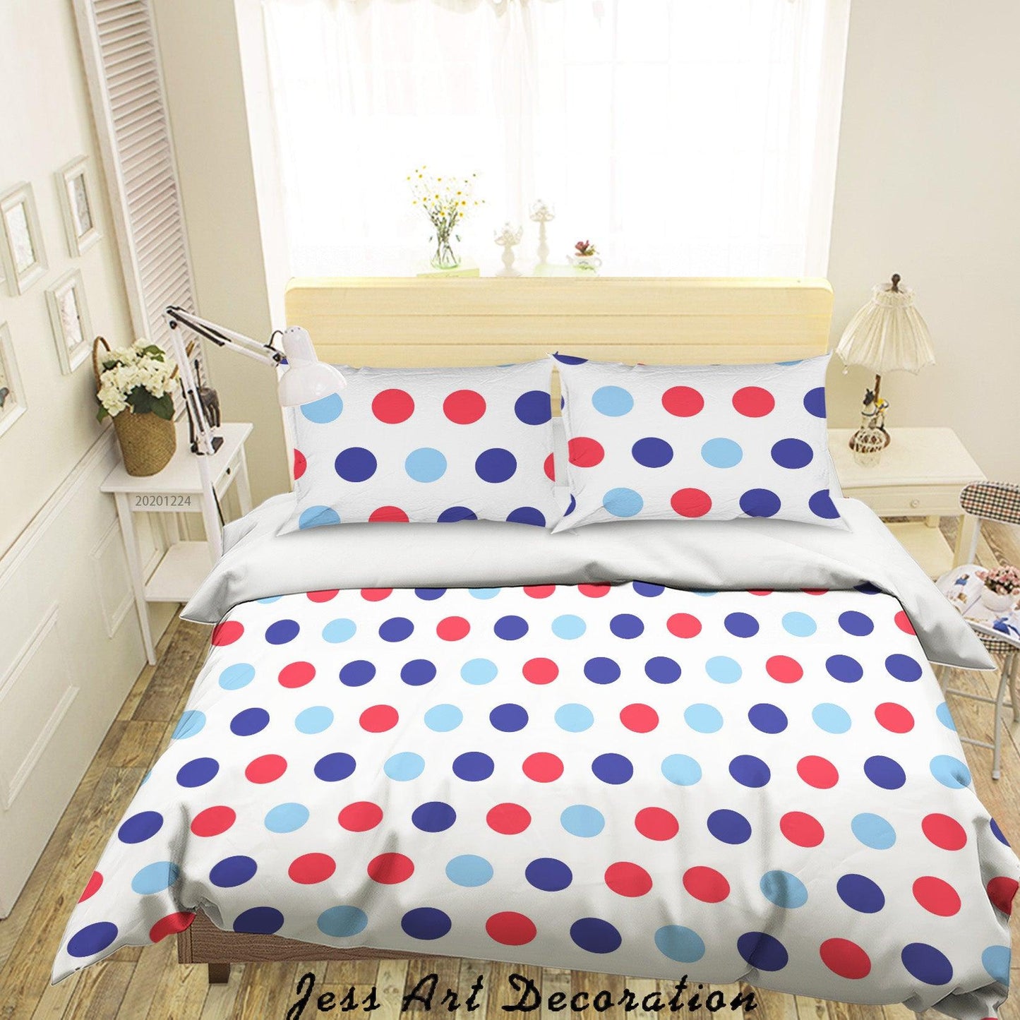 3D Abstract Geometric Circle Quilt Cover Set Bedding Set Duvet Cover Pillowcases 110 LQH