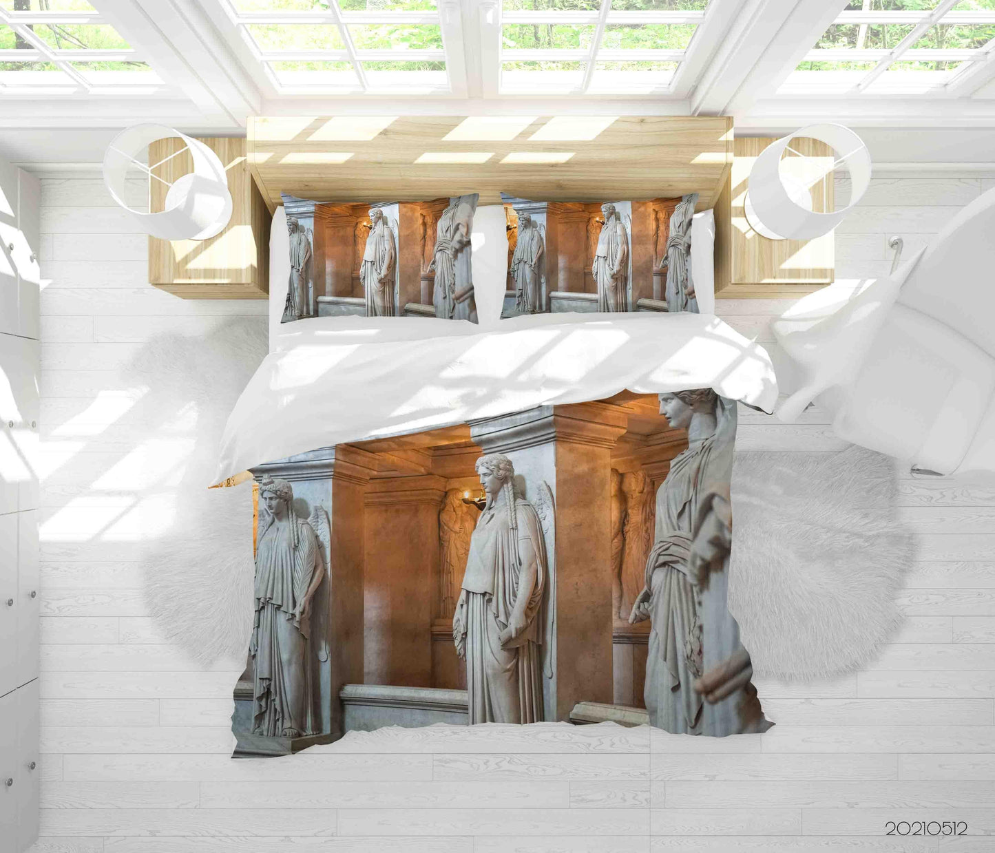 3D Art Sculpture Quilt Cover Set Bedding Set Duvet Cover Pillowcases 246