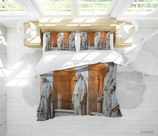 3D Art Sculpture Quilt Cover Set Bedding Set Duvet Cover Pillowcases 246