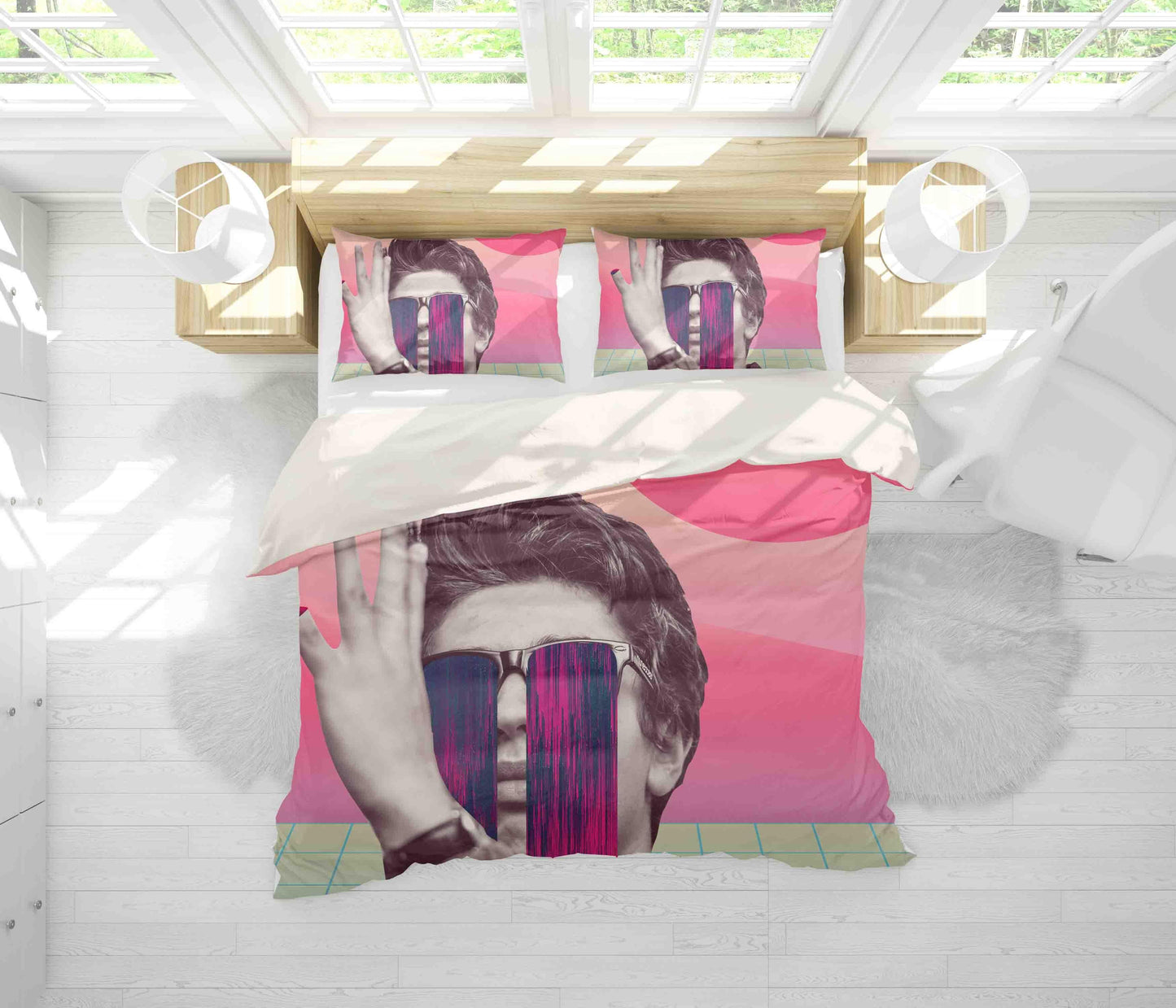 3D Abstract People Photos Quilt Cover Set Bedding Set Pillowcases 91