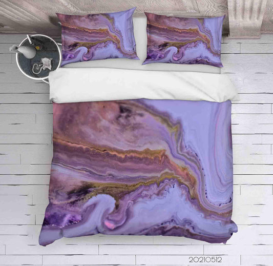 3D Abstract Marble Texture Quilt Cover Set Bedding Set Duvet Cover Pillowcases 274