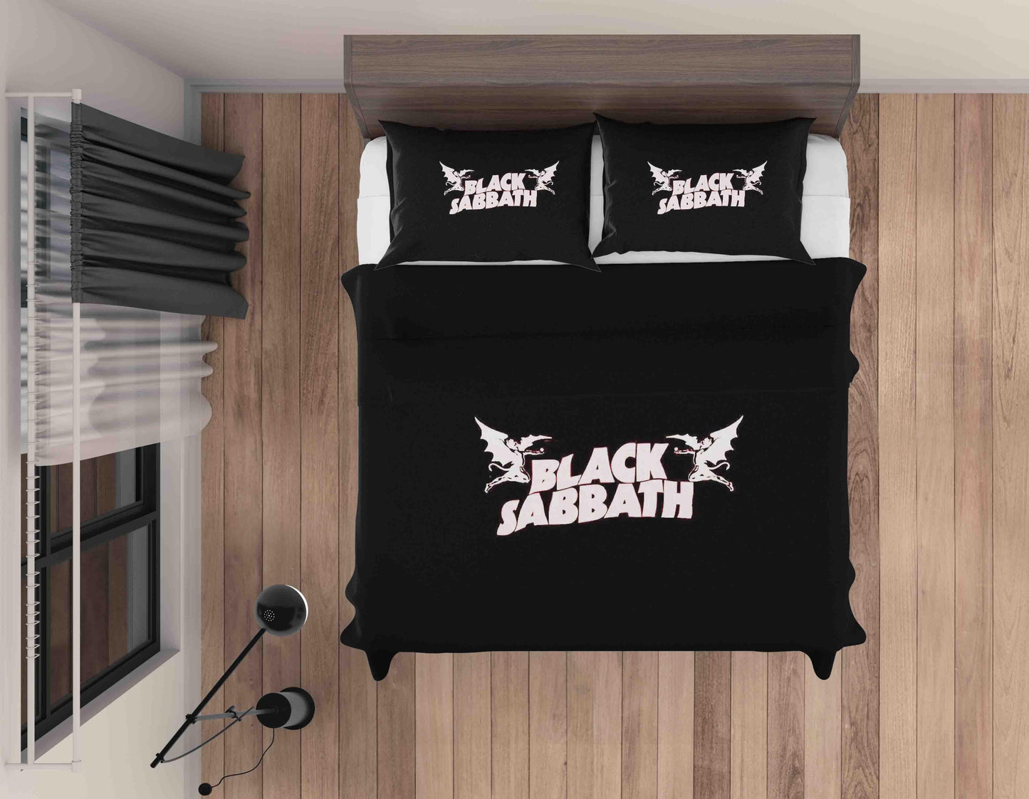 3D Black Sabbath Quilt Cover Set Bedding Set Duvet Cover Pillowcases SF22