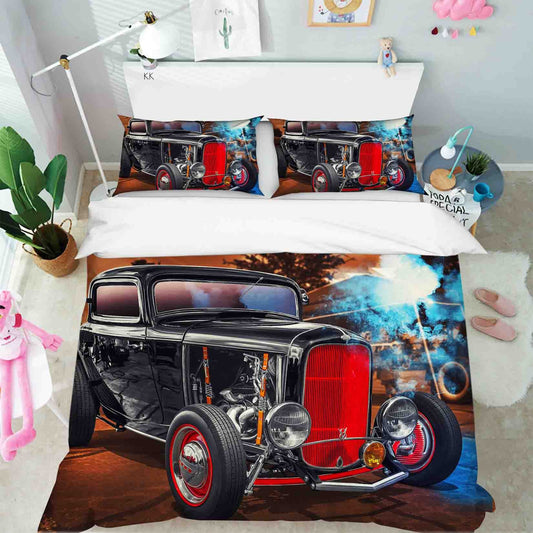 3D Automobile Sky Quilt Cover Set Bedding Set Duvet Cover Pillowcase 398