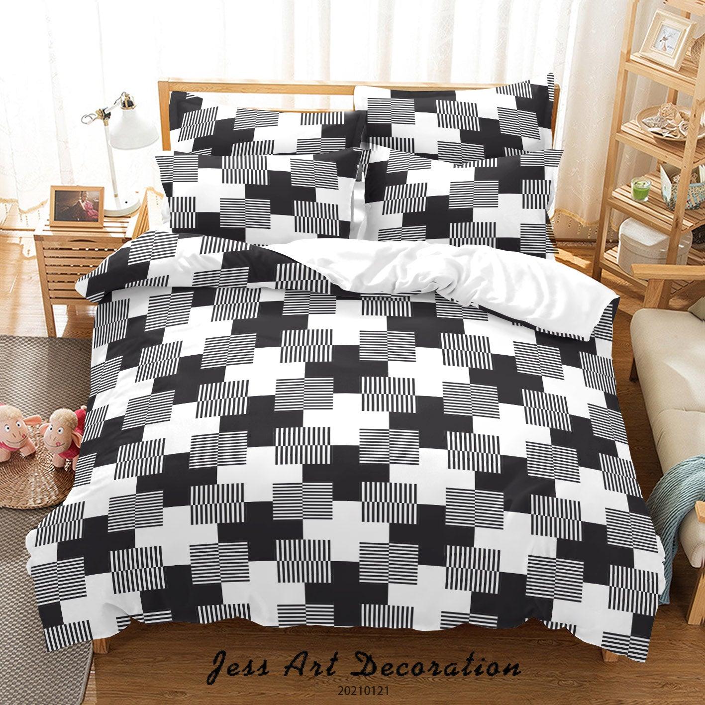 3D Abstract Geometric Pattern Quilt Cover Set Bedding Set Duvet Cover Pillowcases 53