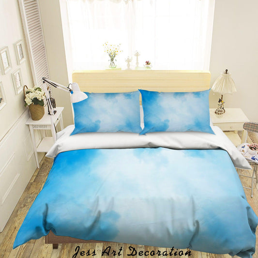 3D Blue Sky Cloud Quilt Cover Set Bedding Set Duvet Cover Pillowcases 319