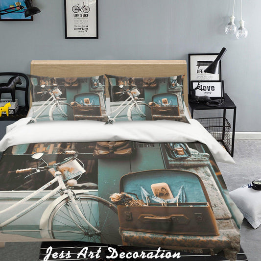 3D Black White Horse Quilt Cover Set Bedding Set Pillowcases 62