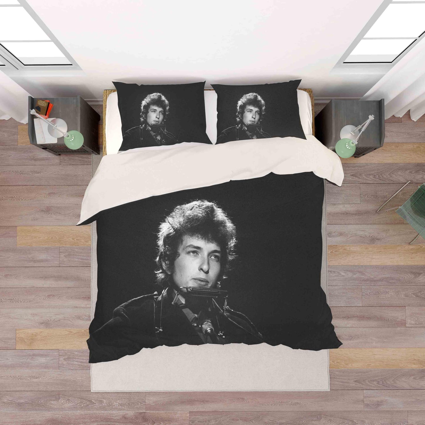 3D Bob Dylan Quilt Cover Set Bedding Set Pillowcases 12