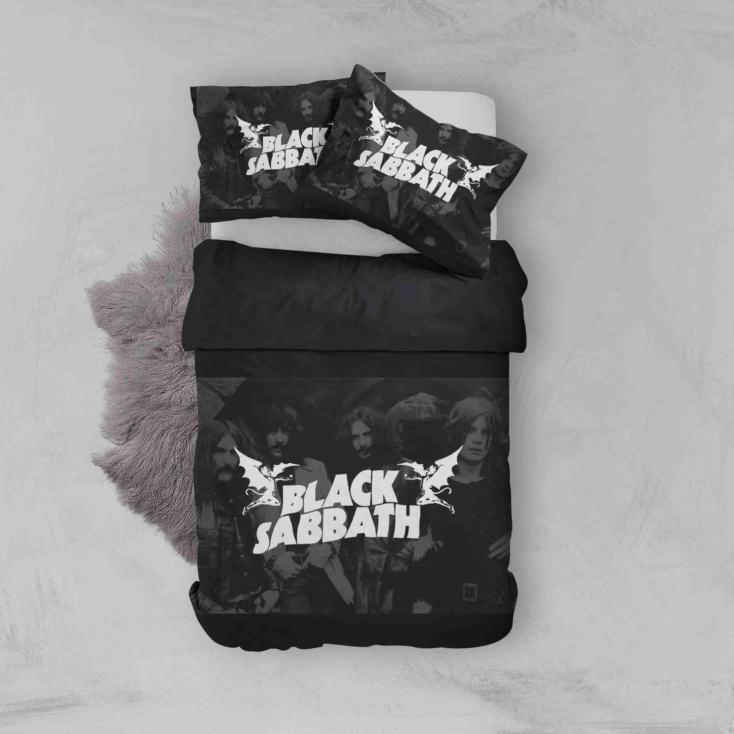 3D Black Sabbath Quilt Cover Set Bedding Set Duvet Cover Pillowcases SF53
